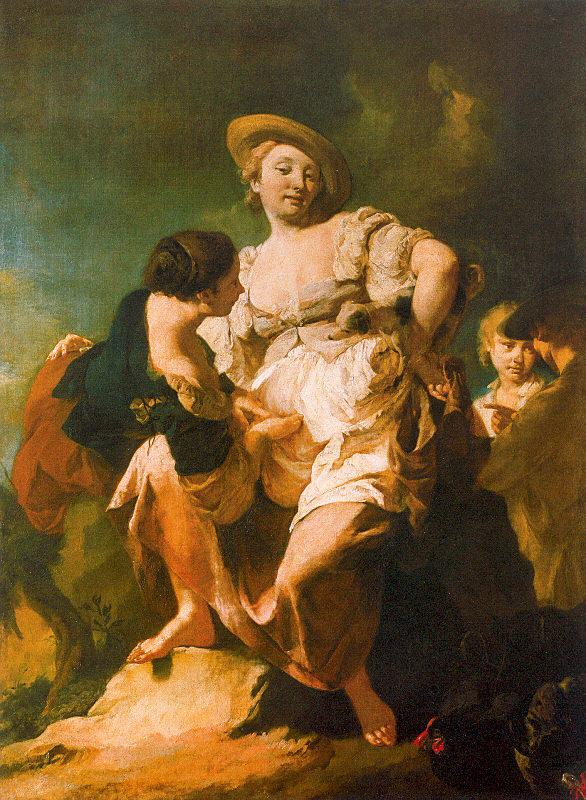 PIAZZETTA, Giovanni Battista The Fortune Teller France oil painting art